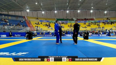 Cauã Dos Santos Marcelino vs Lucas Yan Souza De Oliveira 2026 Brasileiro Jiu-Jitsu IBJJF