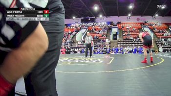 132 lbs Quarterfinals (8 Team) - Gage Lyons, Lowell HS vs Luke Milunovich, Warren Woods-Tower HS