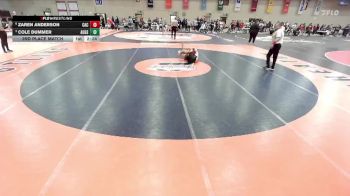 157 lbs 3rd Place Match - Cole Dummer, Augsburg vs Zaren Anderson, Carthage College