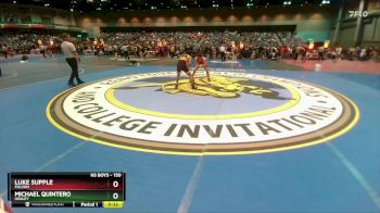 150 lbs Cons. Round 3 - Michael Quintero, Henley vs Luke Supple, Folsom