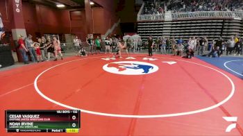 132 lbs Champ. Round 1 - Noah Irvine, Lander USA Wrestling vs Cesar Vasquez, Eastside United Wrestling Club