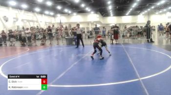 42 lbs Consi Of 4 - Carson Dick, Team Grand Valley Elite vs Koen Robinson, Shootbox WC