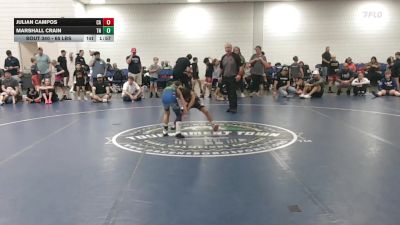 65 lbs Semifinal - Julian Campos, CA vs Marshall Crain, TN