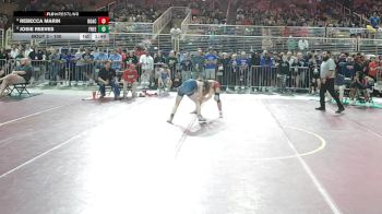 100 lbs Champ. Round 1 - Rebecca Marin, Doral Academy vs Josie Reeves, Freedom