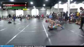 130 lbs Round 3 (8 Team) - Ray Fitzgerald, PA Alliance Red vs Luke Scholz, Yale Street