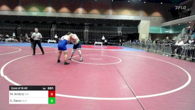 285 lbs Consi Of 16 #2 - Maurico Ambriz, Crook County vs Caysen Dana, Ridgeline