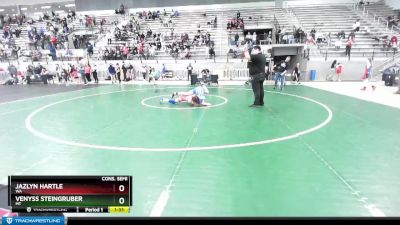 100 lbs Cons. Semi - Jazlyn Hartle, WA vs Venyss Steingruber, MT