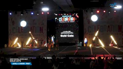 Spirit Central Metro-West - Gold Cats [2025 L1.1 Junior - PREP Day 2] 2025 The Varsity All Star CELEBRATION