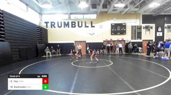 106 lbs Consi Of 4 - Samantha Yap, Stamford vs Muhammad Kasliwala, East Hartford