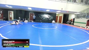 115 lbs 3rd Place Match - Mariah Bartok, Greenwood High G vs Kaylee Seabolt, Holland Hall G