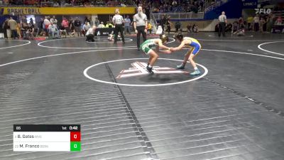 65 lbs Consi Of 16 #2 - Bryce Gates, River Valley vs Marco Franco, Berks Catholic