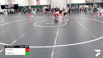 120 lbs Cons. Round 4 - Gavin Wiig, SBL Warriors vs Ian Giancola, Next Level Training Academy