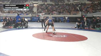 152-D3 Cons. Semi - Orion Johnsen, Sahuarita High School vs Paganini Martinez, Estrella Foothills High School