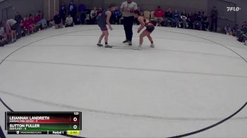 123 lbs Round 4 (8 Team) - Leiannah Landreth, Kansas Pink Gecko vs Sutton Fuller, Kentucky