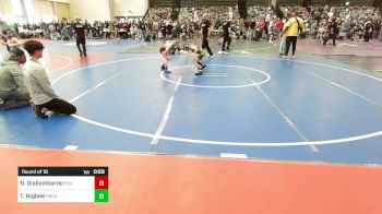 70-B lbs Round Of 16 - Nico Giallombardo, Ridley vs Tommy Higbee, Orchard South WC