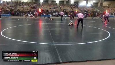 60 lbs Cons. Round 2 - Baylor Davis, Knights Wrestling Club vs Drake Worley, Rabbit Wrestling Club