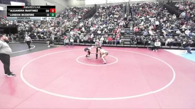 6A 135 lbs Semifinal - London Mcentire, Corner Canyon vs Alejandra Martinez, Davis