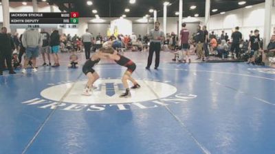 76 lbs Rr Rnd 5 - Jackson Stickle, Mat Assassins White - BK8E vs Kohyn Deputy, Revival Black - BK8E
