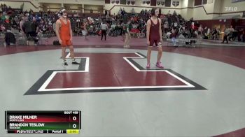 JV-36 lbs 5th Place Match - Brandon Teslow, Waukon vs Drake Milner, North Linn