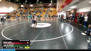 105 lbs 5th Place Match - Oscar Garcia, Lovell Middle School vs Sean Lowe, Powell Middle School