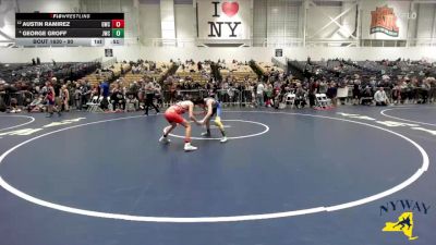 90 lbs Cons. Round 3 - George Groff, Journeymen Wrestling Club vs Austin Ramirez, Geneva Wrestling Club