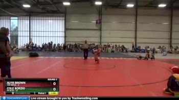 72 lbs Round 3 - Cole Borzio, PA Blue vs Alyis Brown, The Abyss