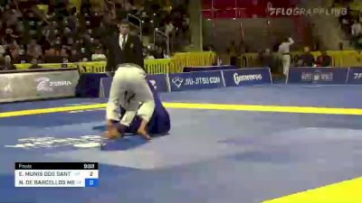 ERICH MUNIS DOS SANTOS vs NICHOLAS DE BARCELLOS MEREGALI 2022 World Jiu-Jitsu IBJJF Championship