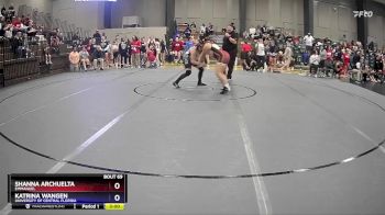 207 lbs Champ. Round 1 - Shanna Archuelta, Emmanuel vs Katrina Wangen, University Of Central Florida