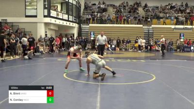 125 lbs Round Of 32 - Andrew Binni, Unrostered vs Nick Corday, Michigan State