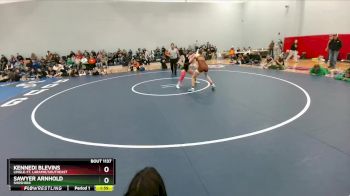 110 lbs Quarterfinal - Kennedi Blevins, Lingle-Ft. Laramie/Southeast vs Sawyer Arnhold, Shoshoni