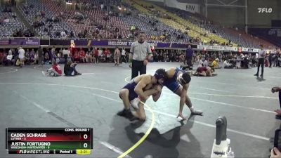 141 lbs Quarters & 1st Wb (16 Team) - Justin Fortugno, Wisconsin-Whitewater vs Caden Schrage, Luther