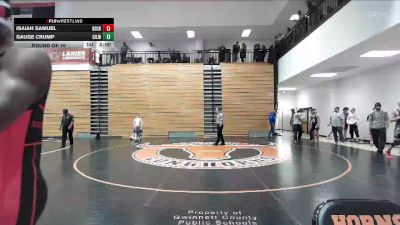 120 lbs Round Of 16 - Isaiah Samuel, Georgia vs Gauge Crump, Gilmer Bobcat Wrestling
