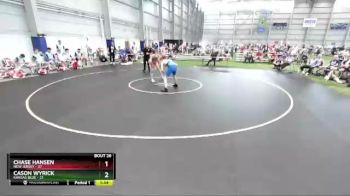 132 lbs 4th Wrestleback (16 Team) - Chase Hansen, New Jersey vs Cason Wyrick, Kansas Blue