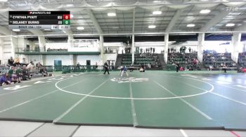 124 lbs 5th Place Match - Cynthia Pyatt, West Liberty vs Delaney Burns, John Carroll