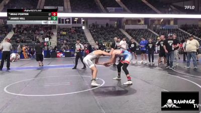 165 lbs 1st Place Match - Beau Porter, Leoti Takedown vs James Hill, Garden City