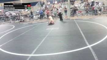 82 lbs Round Of 16 - Roan Rickel, Team Aggression vs Traton Nelms, Mtc