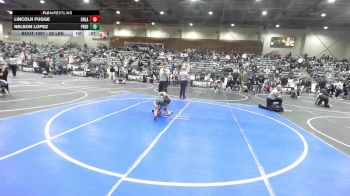 55 lbs Round Of 16 - Lincoln Fugge, Orland Wrestling vs Nelson Lopez, Predators WC