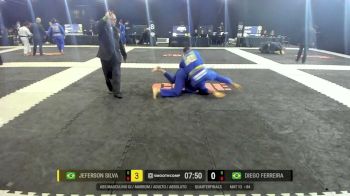 Jeferson Silva vs Diego Ferreira 2026 CBJJE South American Jiu-Jitsu Championship
