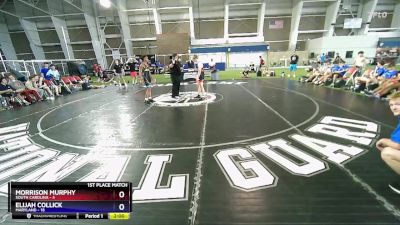 120 lbs Placement Matches (8 Team) - Morrison Murphy, South Carolina vs Elijah Collick, Maryland