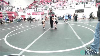 46 lbs Round Of 16 - Kyren Hiracheta, Carl Albert vs Gavino Camarillo, Clinton Youth Wrestling