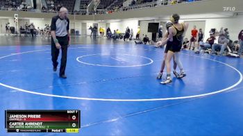 115 lbs Semis & 1st Wrestleback (8 Team) - Carter Ahrendt, UNC (United North Central) vs Jameson Priebe, Chatfield