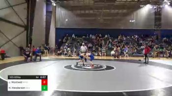 100 lbs Semifinal - Jackson Montwid, The Grind Wrestling Club vs Hudson Henderson, Banks County USA Wrestling