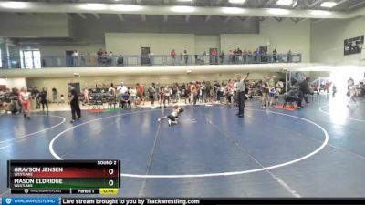 28-38 lbs Round 2 - Grayson Jensen, Westlake vs Mason Eldridge, Westlake