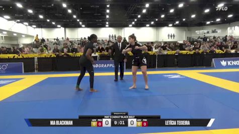 Letícia Teixeira vs Nia Blackman 2025 World IBJJF Jiu-Jitsu No-Gi Championship