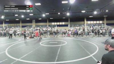285 lbs Consi Of 16 #2 - Freddy Luna, Turlock Wrestling vs Aaron Gonzalez, Canyon Springs HS