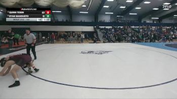 141 lbs Semifinal - Ryan Mansueto, Eastern University vs Quinn Tobin, Alvernia