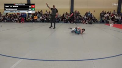 60 lbs Cons. Round 2 - Malaki Henry, LAW vs Reid Blasing, Summit Wrestling Academy