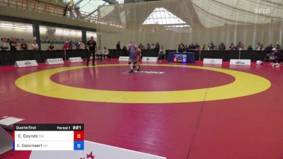 65 kg Quarterfinal - Ellise Daynes, Dinos WC vs Ella Doornaert, London-Western WC