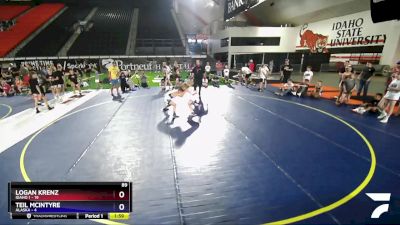 89 lbs Round 2 (8 Team) - Logan Krenz, Idaho 1 vs Teil McIntyre, Alaska