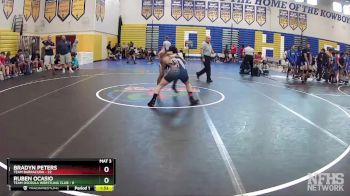 152 lbs Round 3 (8 Team) - Bradyn Peters, Team Barracuda vs Ruben Ocasio, Team Osceola Wrestling Club